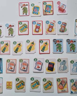 Lotto 34 figurine punti Mira Lanza