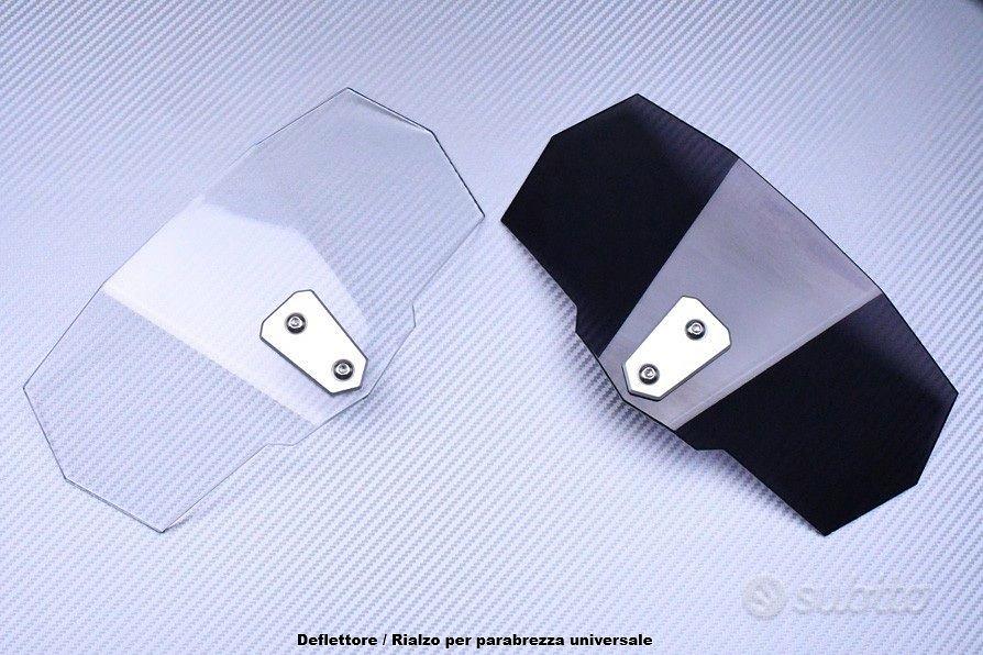 Parabrezza Antivento Per Moto Benelli Leoncino 500 - Deflettore In Lega E PC, Montaggio Semplice - Foto 4