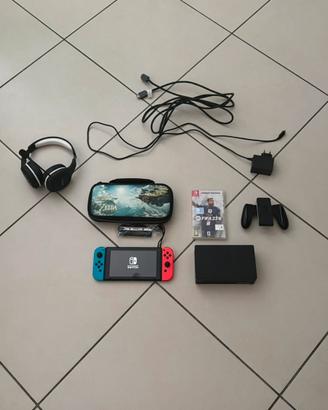 Nintendo Switch+fifa23+accessori come nuova