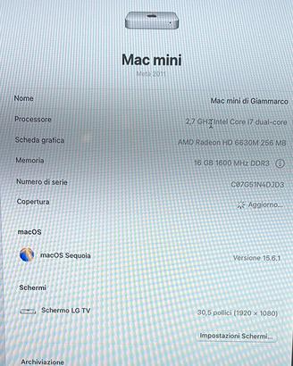 mac mini i7 dual core 2011 upgrade