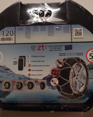 Catene da Neve 9mm ZT Gruppo 120 - NUOVE SIGILLATE