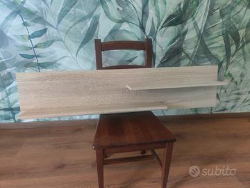 Mensola legno con due ripiani 