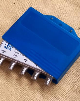 Commutatore DiseqC Telewire 4 input e 1 output