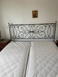 Testata letto in ferro battuto