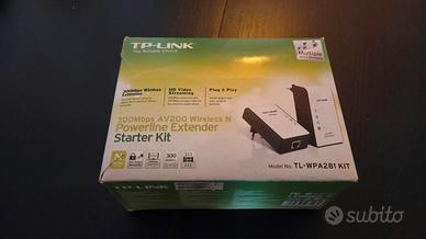 TP-LINK kit wireless/cavo Powerline 300Mbps