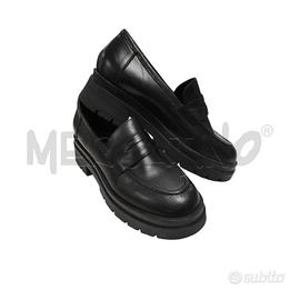 MOCASSINI PELLE SILKO NERO