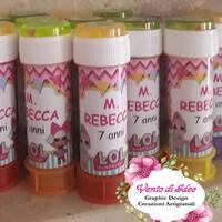 Bolle di sapone personalizzate
