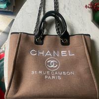 Tote bag  in tessuto e pelle