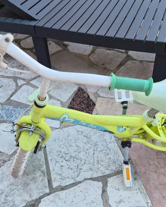 Bicicletta Bimba/o 12" Verde Acqua – Ideale per Im