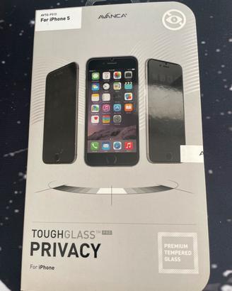 Vetro temprato filtro Privacy Iphone 5/5S
