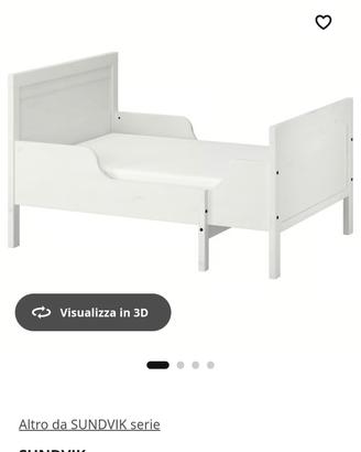 letto Ikea singolo con materasso