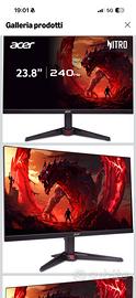 Monitor Acer nitro 23.8” 240hz 1ms