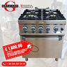 cucina-4-fuochi-inox-con-forno-a-gas-marca-mbm