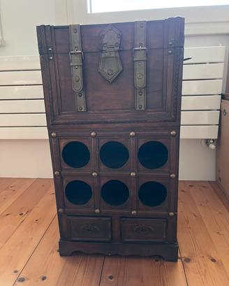 Mobile scrigno porta bottiglie