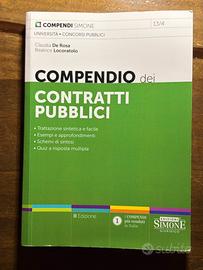 Compendio dei contratti pubblici - Simone 2025