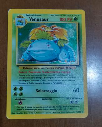 VENOSAUR HOLO NON PRIMA EDIZIONE POKÉMON 