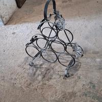 portabottiglie in ferro