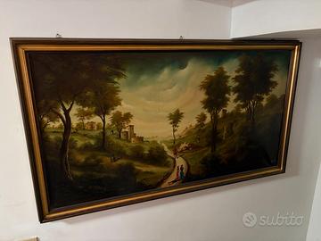 Grande quadro paesaggio firmato 160x92