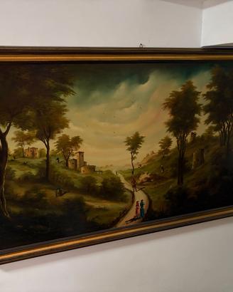 Grande quadro paesaggio firmato 160x92