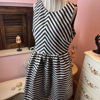 Vestito Lucy Paris a righe oro e nero