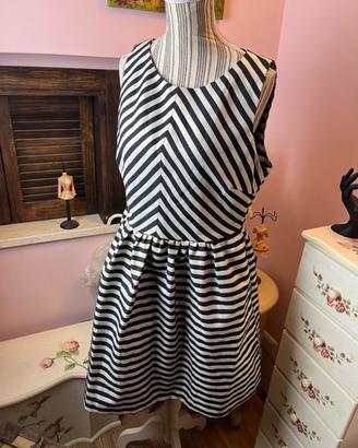 Vestito Lucy Paris a righe oro e nero