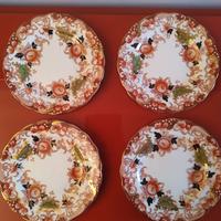 Piattini antichi England porcellana Bone China
