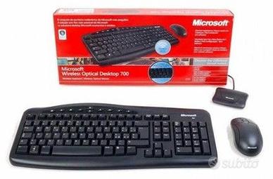 Tastiera e mouse senza fili Wireless Microsoft