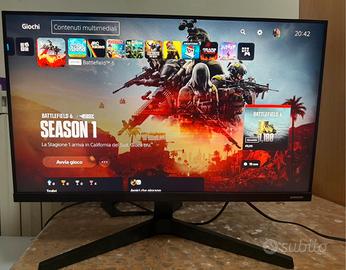 Monitor 24”  Full Hd 75hz per ps3/ps4/ps5