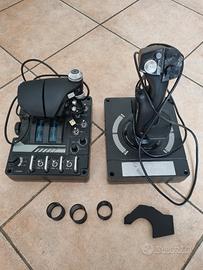 Logitech X-56 HOTAS Stick e Manetta