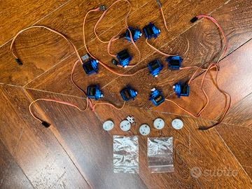 10 pezzi micro servo SG90