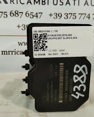 ABS HYUNDAI iX35 1° Serie 589202Y300 589202Y940 D