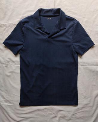 T-shirt a coste blu ASOS 