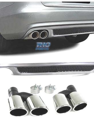 DIFFUSORE AUDI A4 B8 SEDAN AVANT 07-11 LOOK S LINE