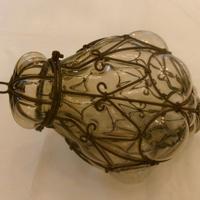 Lanterna antica in vetro soffiato