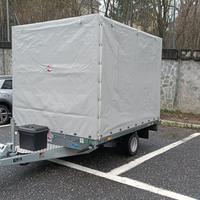 Carrello con cendine più telo