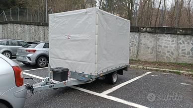 Carrello con cendine più telo