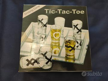 Gioco Tris Tic-Tac-Toe con bicchierini