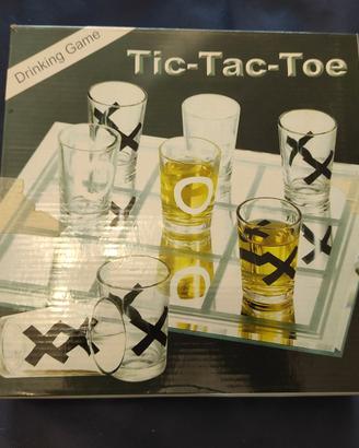 Gioco Tris Tic-Tac-Toe con bicchierini
