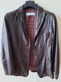 Giacca Bully di pelle marrone, donna, taglia 46