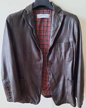 Giacca Bully di pelle marrone, donna, taglia 46