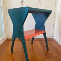 Mobile a giorno anni 50-60 verde e arancione