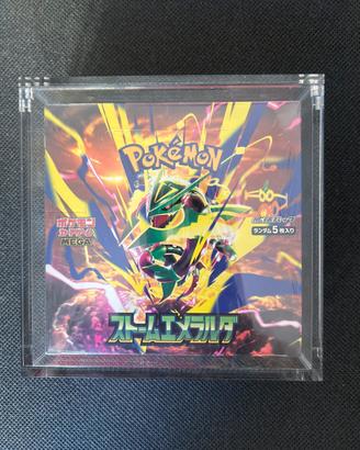 Pokemon storm emarald box jap sigillato con teca