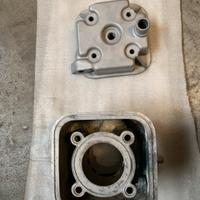 Gilera C1/ C2. Cilindro testa e pistone