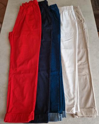 Pantaloni capri 5 pezzi  3 € cadauno 