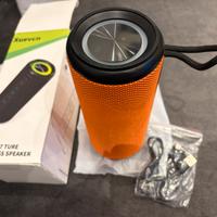 Cassa Bluetooth portatile Xuench nuova - luci LED