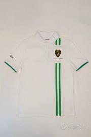 Polo bianca Lamborghini Squadra Corse originale