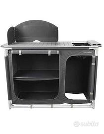 Cucina da campeggio in alluminio