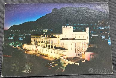 Cartolina Monaco. Il Palazzo Illuminato 