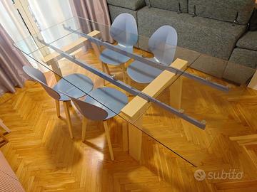 tavolo Calligaris Levante e sedie Basil - RIBASSO