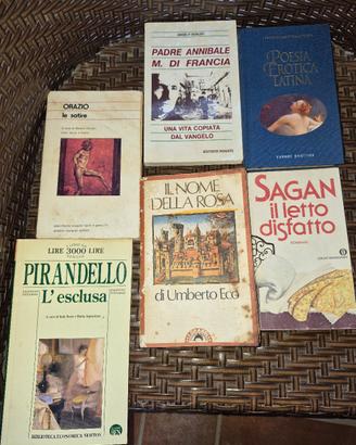 Libri vari da lettura